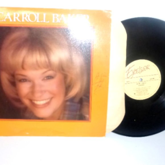 SIGNED Carroll Baker Record LP Vinyl Record Pickwick #XLP-88010 Vinyl Lp Record - Picture 1 of 4